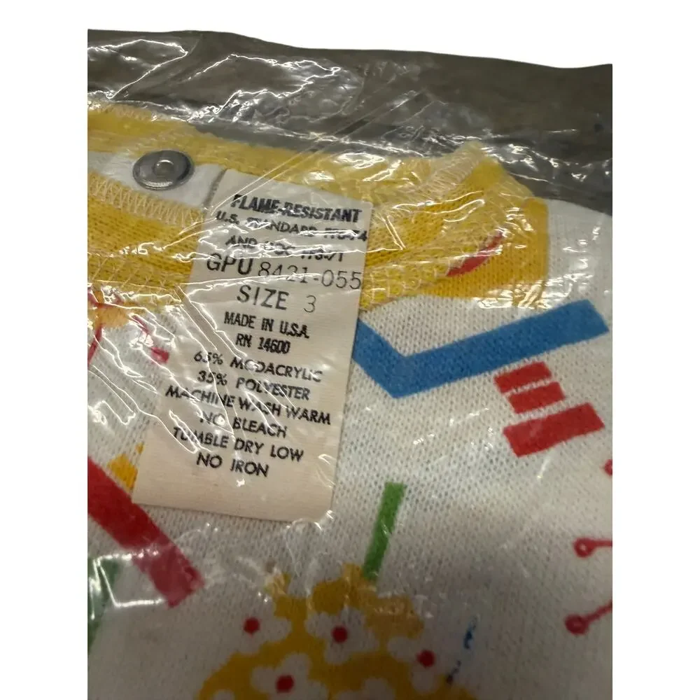 Nazareth Toddler Grow Footed Sleeper NWT Vintage 2-Pack